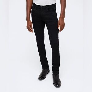 Kenneth Cole Men’s Athletic Fit Stretch Watts Black Dark Wash Denim Jeans